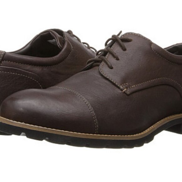 Business casual leather shoes